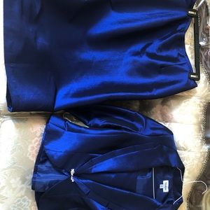 Beautiful blue dress suit